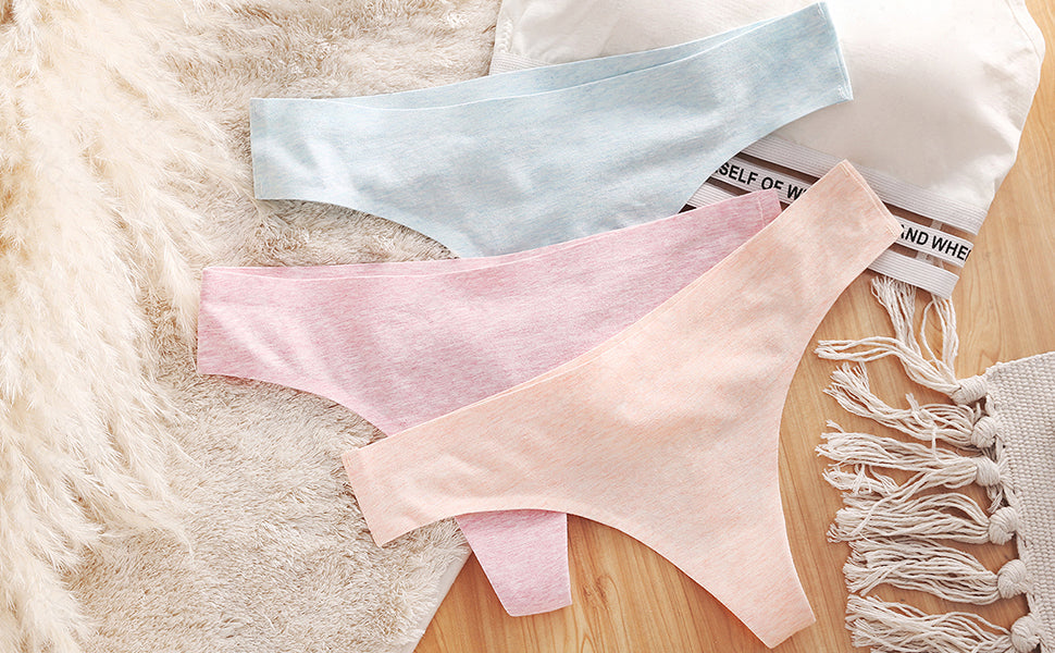 World's First Cotton Seamless Panties -  No Show Underwear